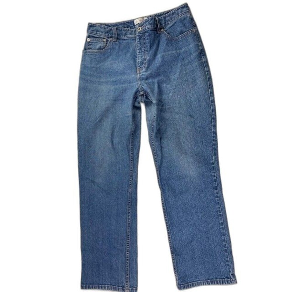 Northern Reflections Size 6P Petite Womens Jeans Straight Stretch Mid Rise